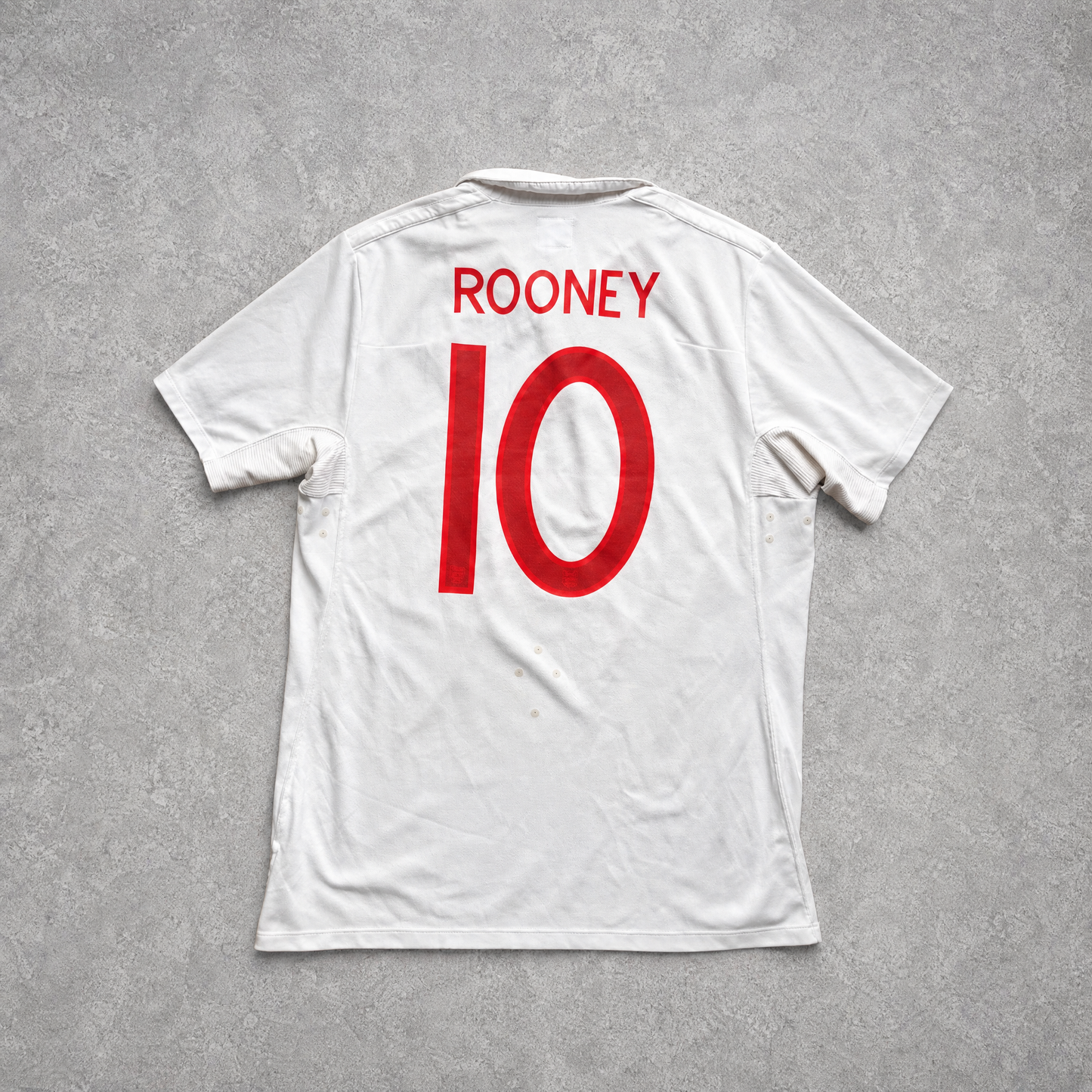 2010/11 England Home Shirt Umbro Rooney (L)