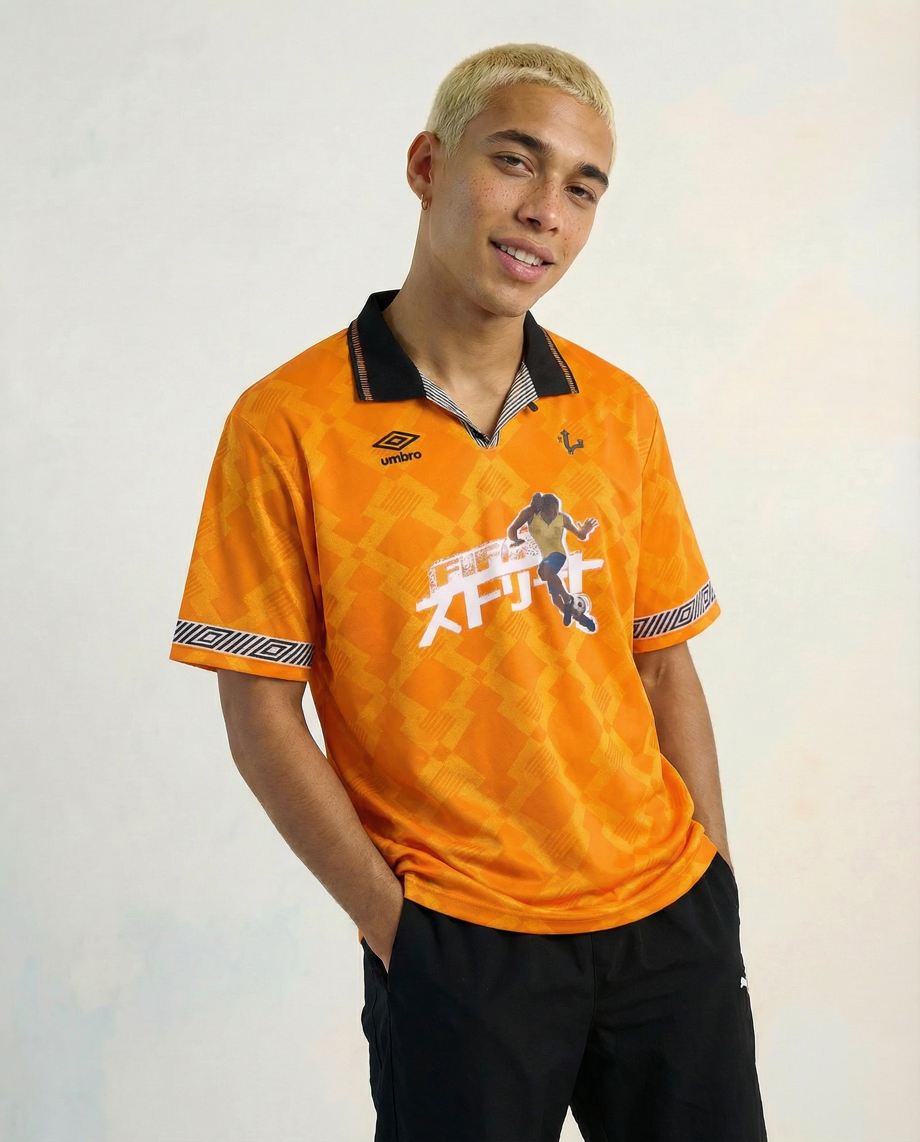 Camiseta de fútbol personalizada Umbro de la tienda VICE Football de los años 90 x Fifa Street (M)