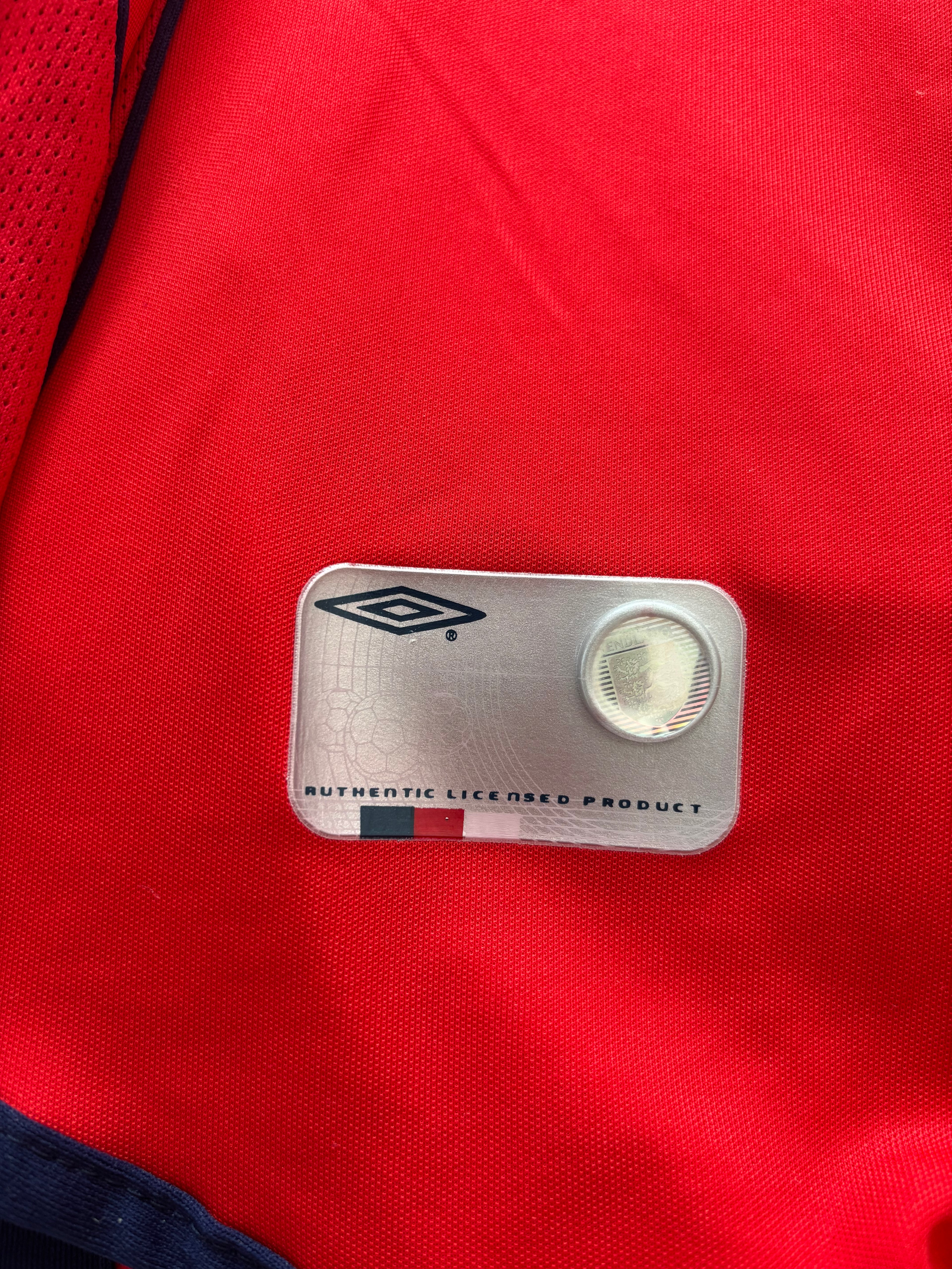 2001/03 Camiseta de visitante de Inglaterra Umbro (XL)