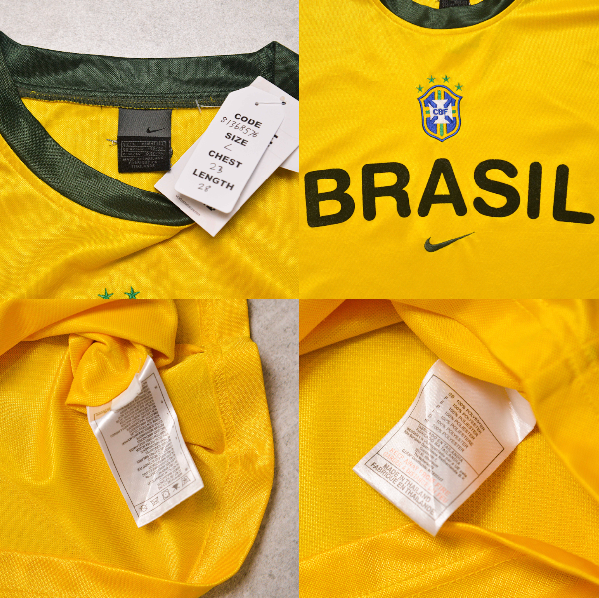 2002/04 Brazil Training Shirt Nike (L)