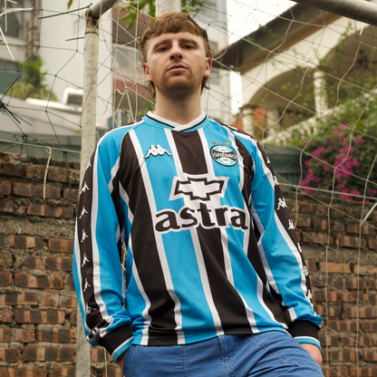Gremio 1999/2000 Original PLAYER ISSUE Kappa Home Football Shirt Large