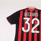 2009/10 AC Milan Home Shirt Adidas Beckham (S/M)