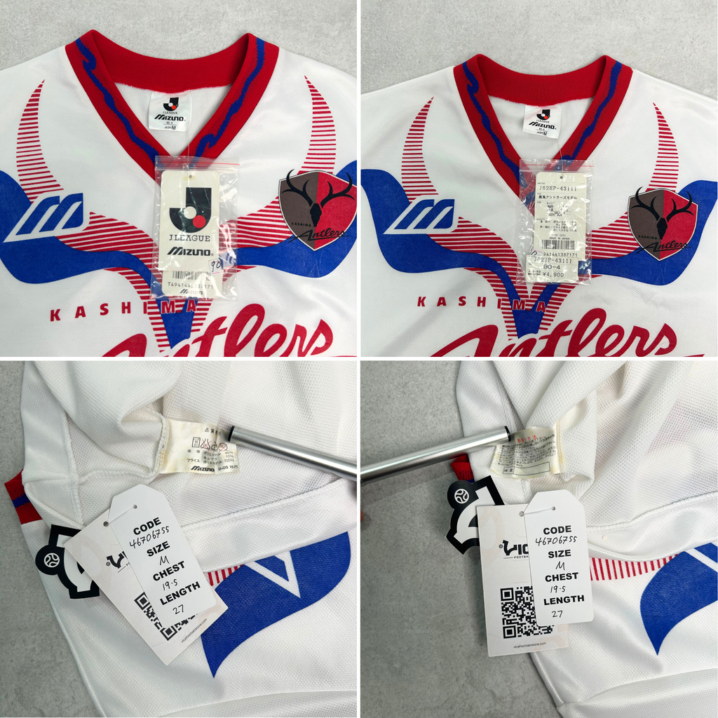 1993/95 Kashima Antlers Training Shirt J-League Mizuno (M)