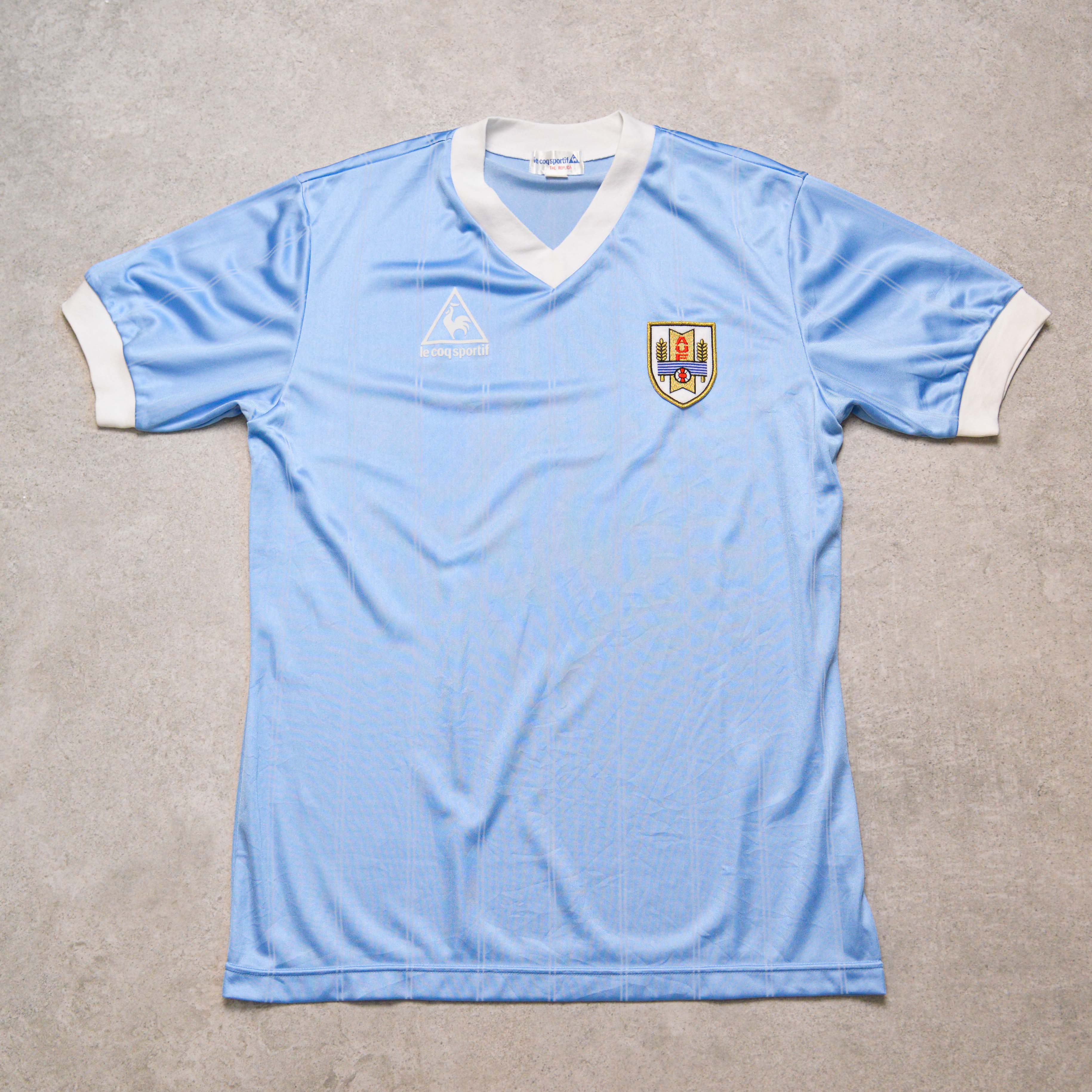 1986 Uruguay Home Shirt Le Coq Sportif (M/L)