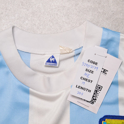 1986 Argentina Home Shirt Le Coq Sportif (M/L)