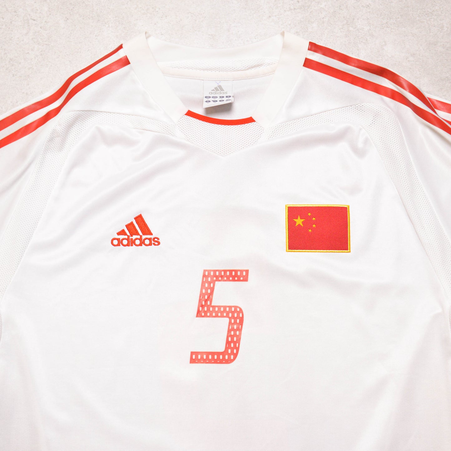 2004/06 China Away Shirt Adidas Zheng (M)