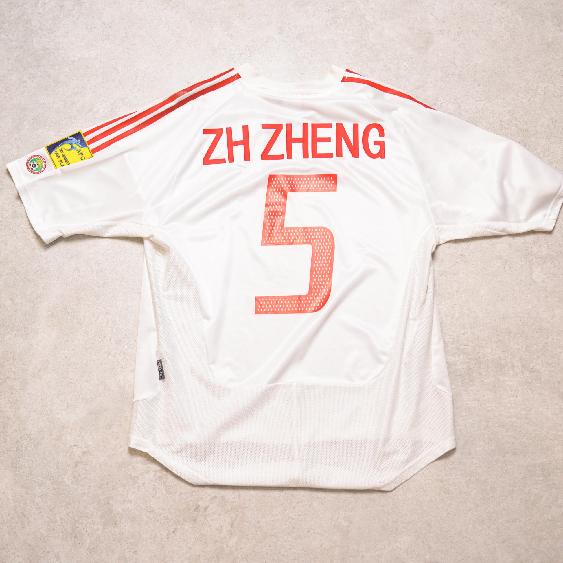 2004/06 China Away Shirt Adidas Zheng (M)