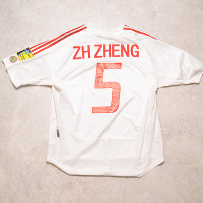 2004/06 China Away Shirt Adidas Zheng (M)
