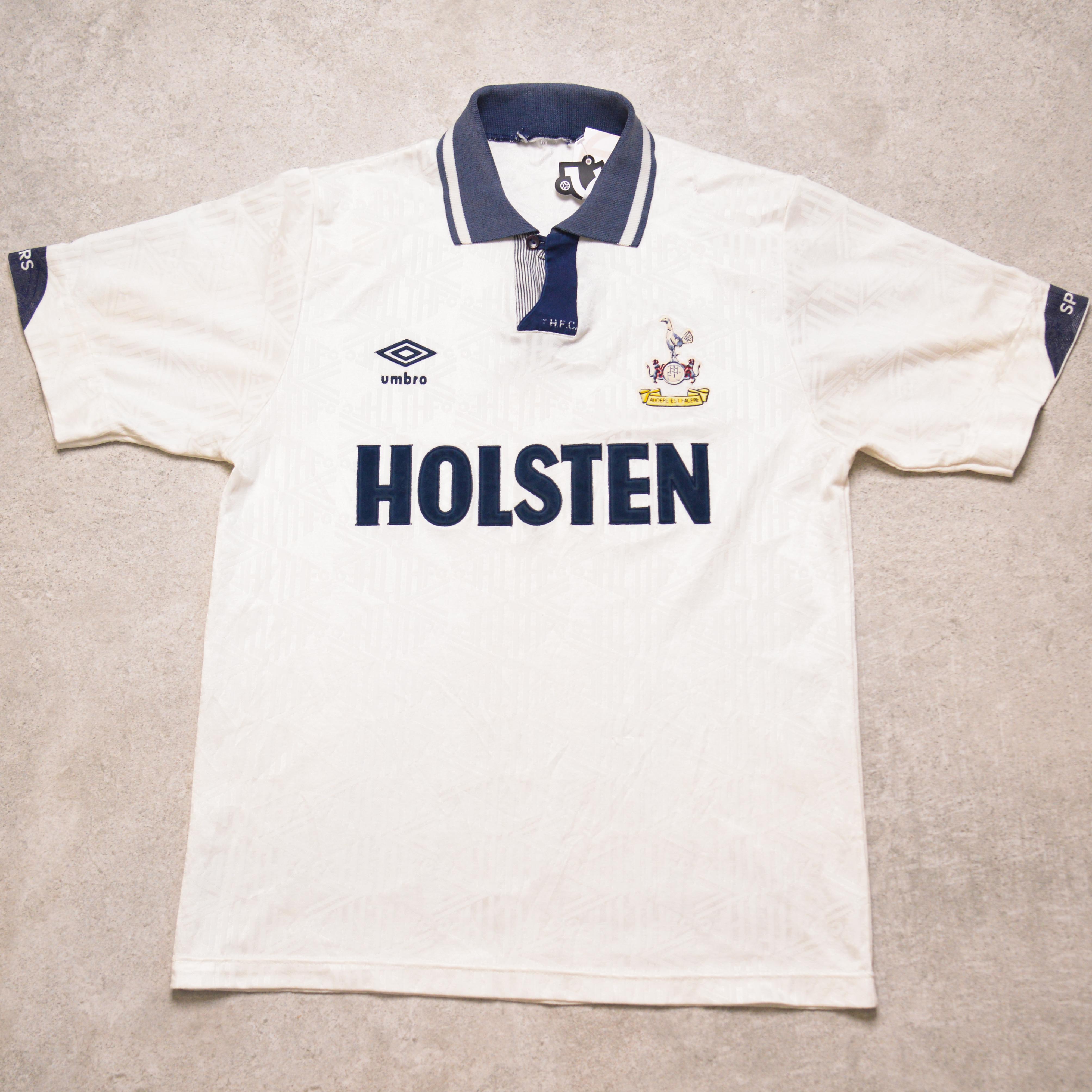 1991/93 Tottenham Hotspur Home Shirt Umbro (M)