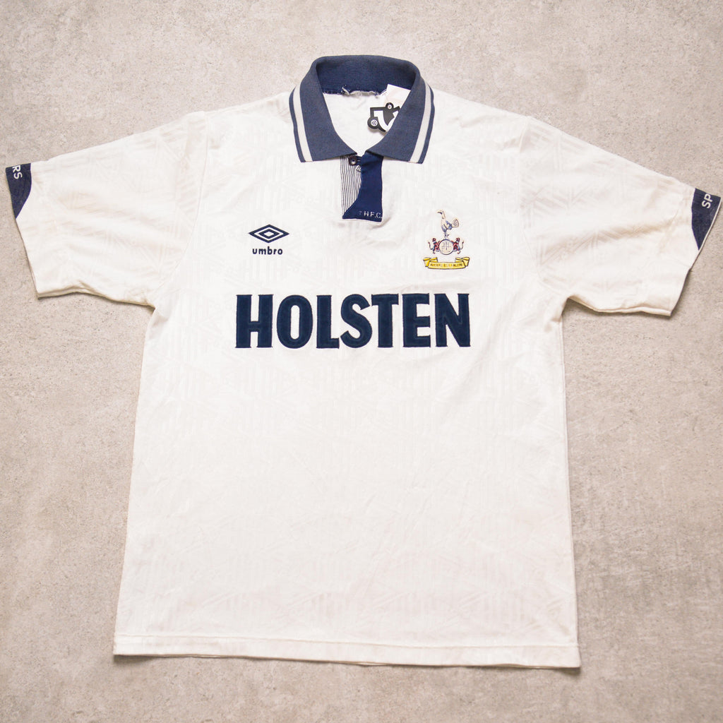 1991/93 Tottenham Hotspur Home Shirt Umbro (M)