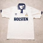 1991/93 Tottenham Hotspur Home Shirt Umbro (M)