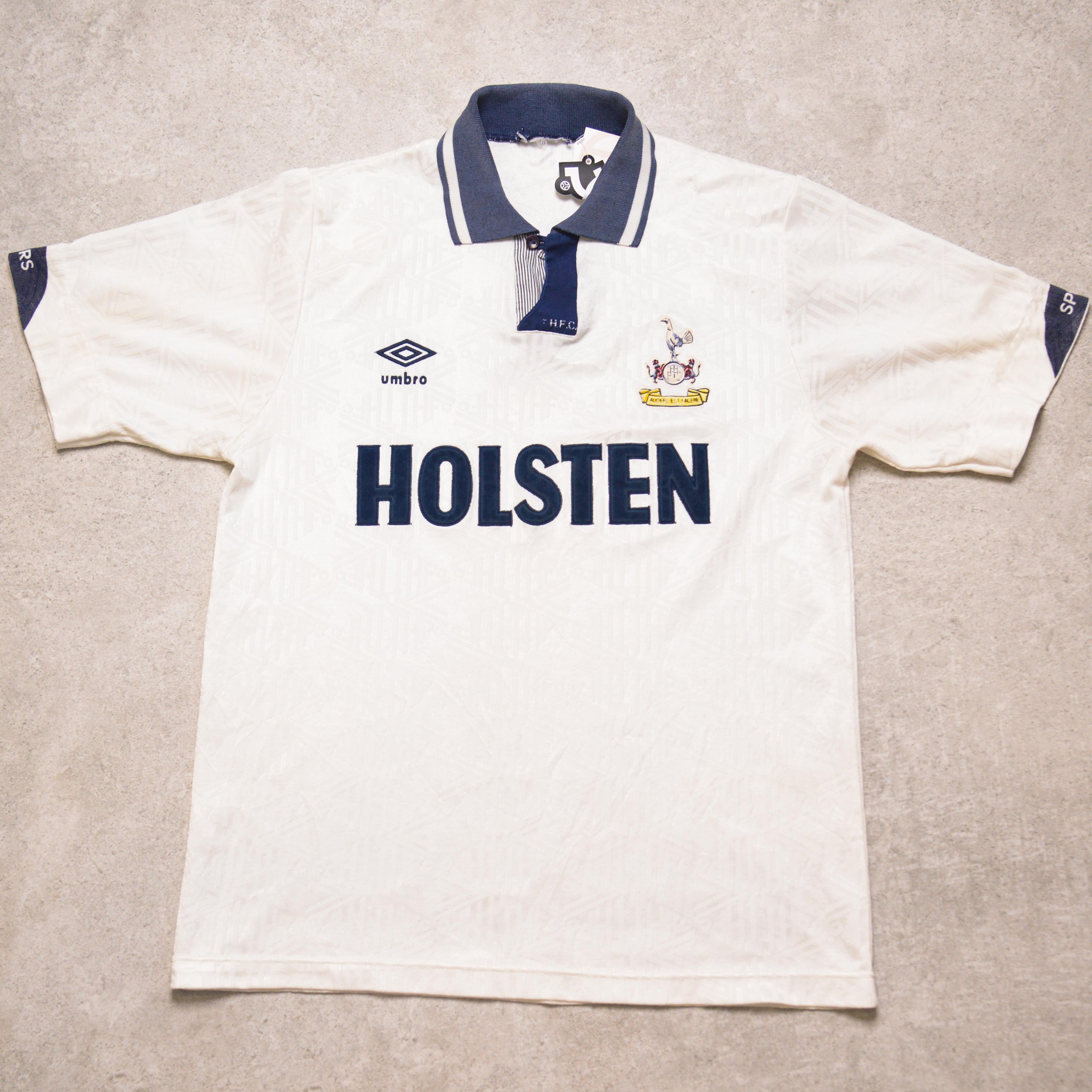 1991/93 Tottenham Hotspur Home Shirt Umbro (M)