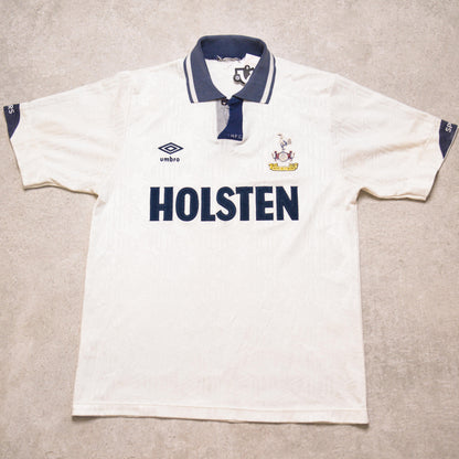 1991/93 Tottenham Hotspur Home Shirt Umbro (M)