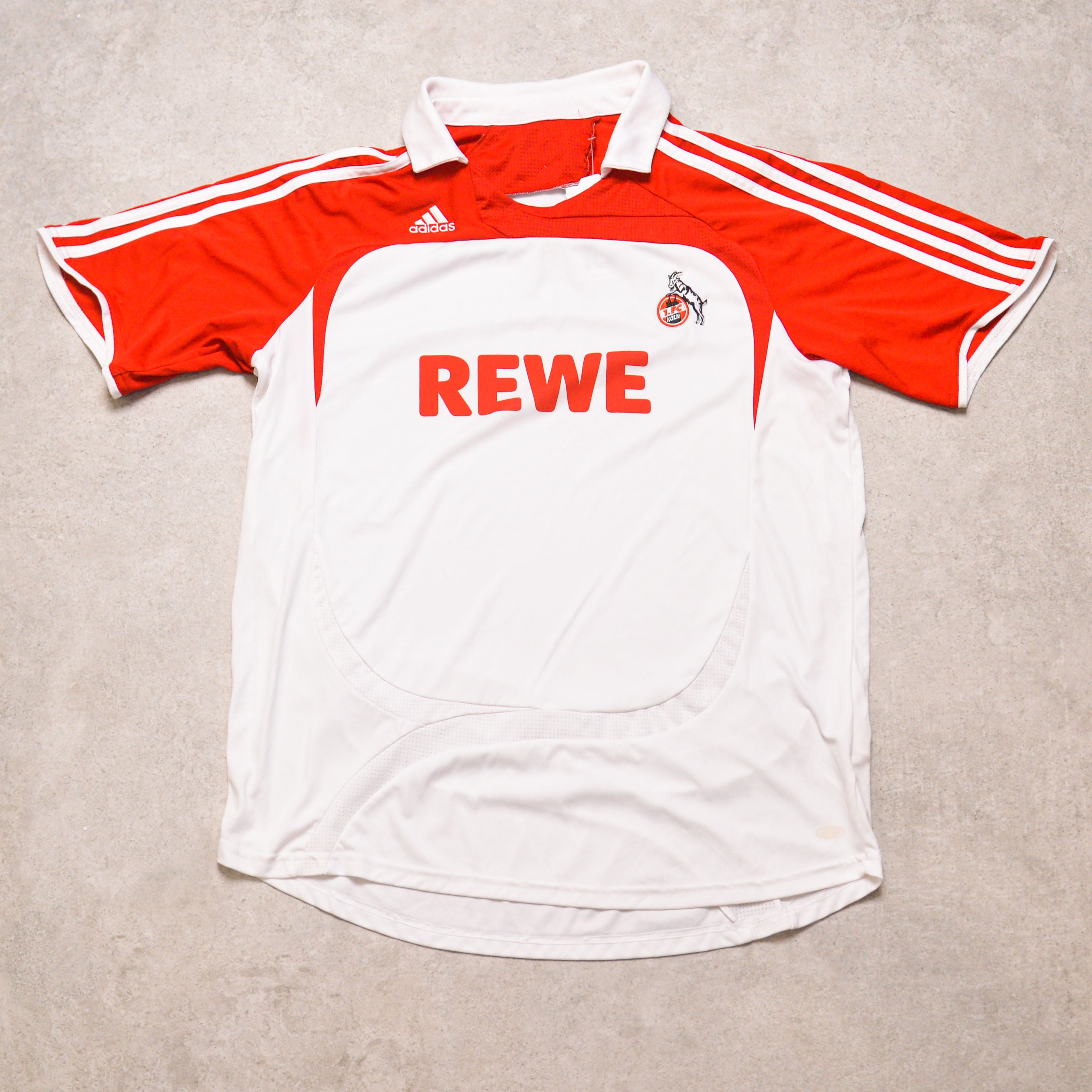 2007/08 FC Koln Home Shirt Adidas (L)