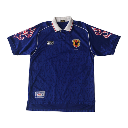 Japan Original Home Football Shirt 1998/1999 Asics Large