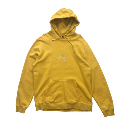Stussy Vintage Yellow Hoodie XL