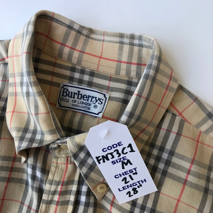Burberry Vintage 1990s Nova Check Shirt Medium