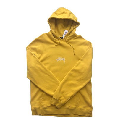 Stussy Vintage Yellow Hoodie XL