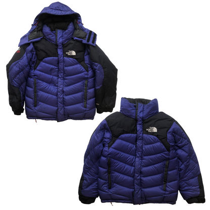 The North Face Summit Series 850 Blue/Black Down Puffer Jacket Small