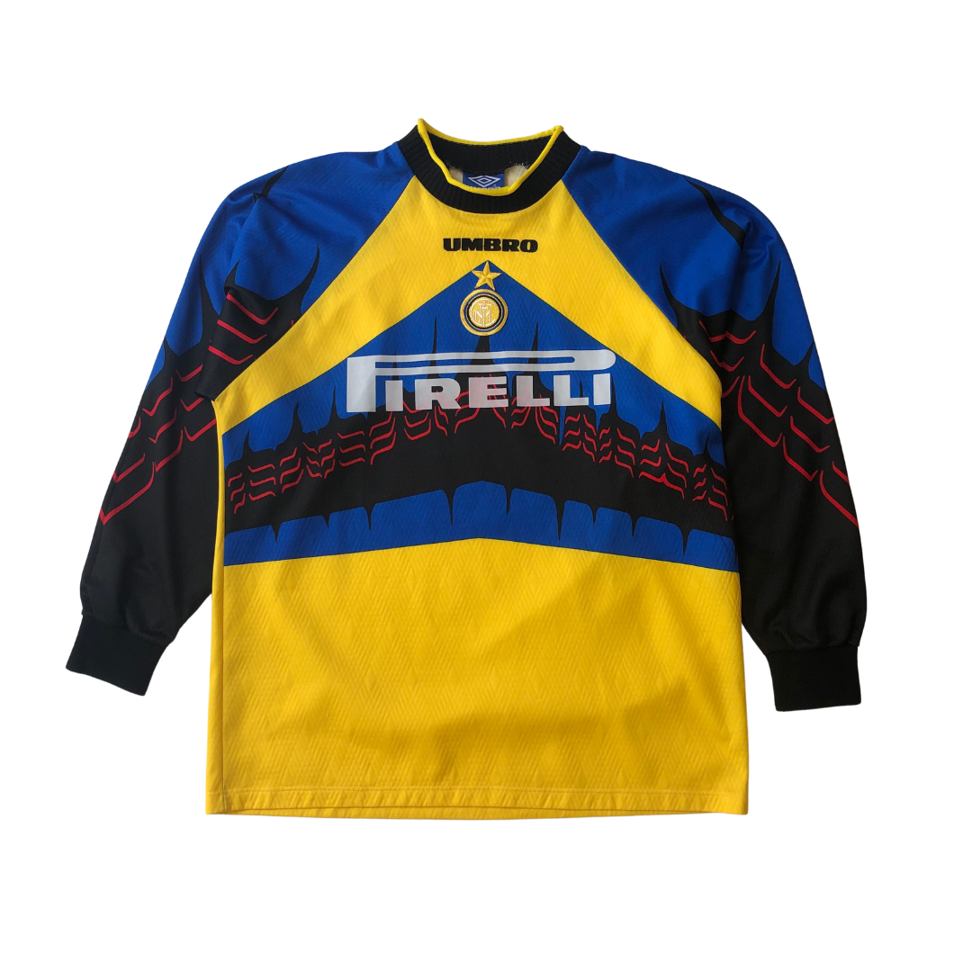 Inter Milan Umbro Original 1996/1997 Goalkeeper Football Shirt Large