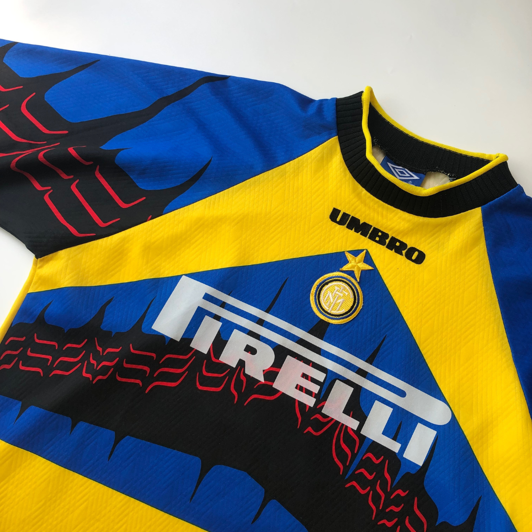 Inter Milan Umbro Original 1996/1997 Goalkeeper Football Shirt Large