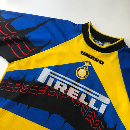 Inter Milan Umbro Original 1996/1997 Goalkeeper Football Shirt Large