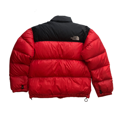 The North Face Nuptse 700 Red/Black Down Puffer Jacket Large
