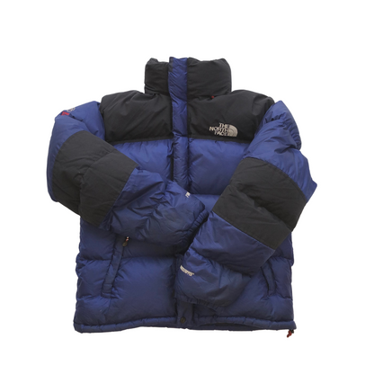 The North Face Summit Series Baltoro 700 Blue/Black Down Puffer Jacket Medium