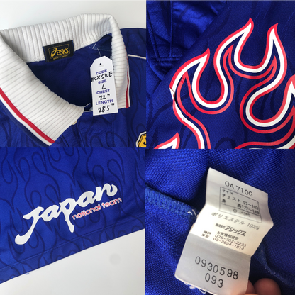 Japan Original Home Football Shirt 1998/1999 Asics Large