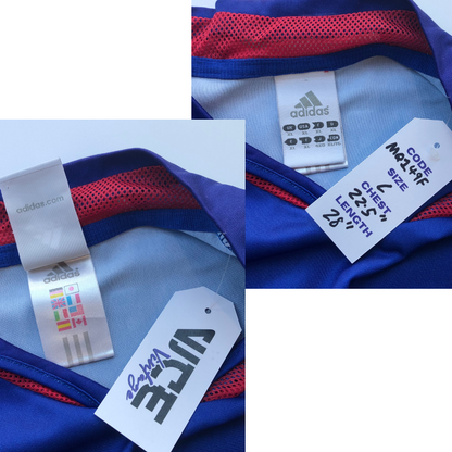 France Original Zidane 2004/2006 Adidas Home Football Shirt Large